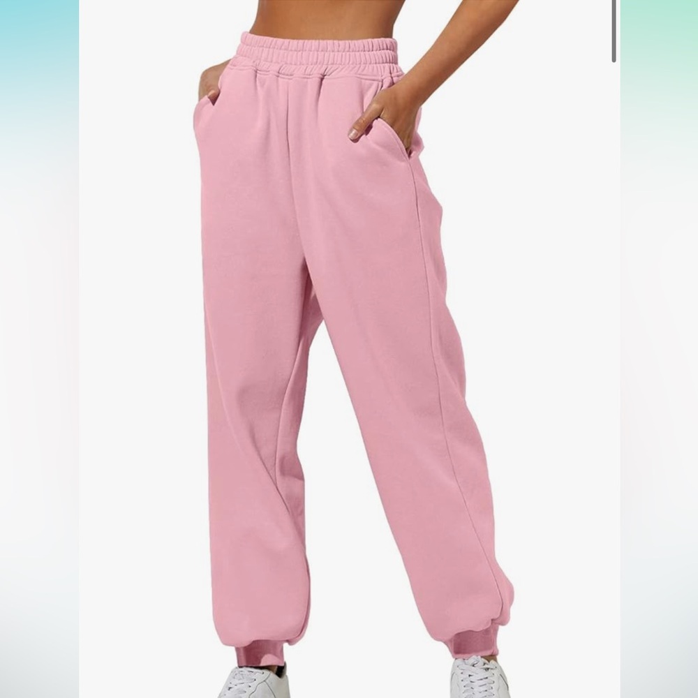 Yovela Sweatpants Women Baggy High Waisted Sweat Pants Casual Joggers w/ Pockets